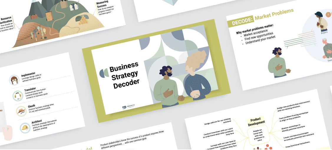 Preview of Pragmatic Design Business Strategy Decoder