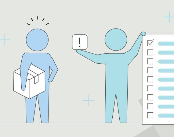 graphic depicting sales and product team stress