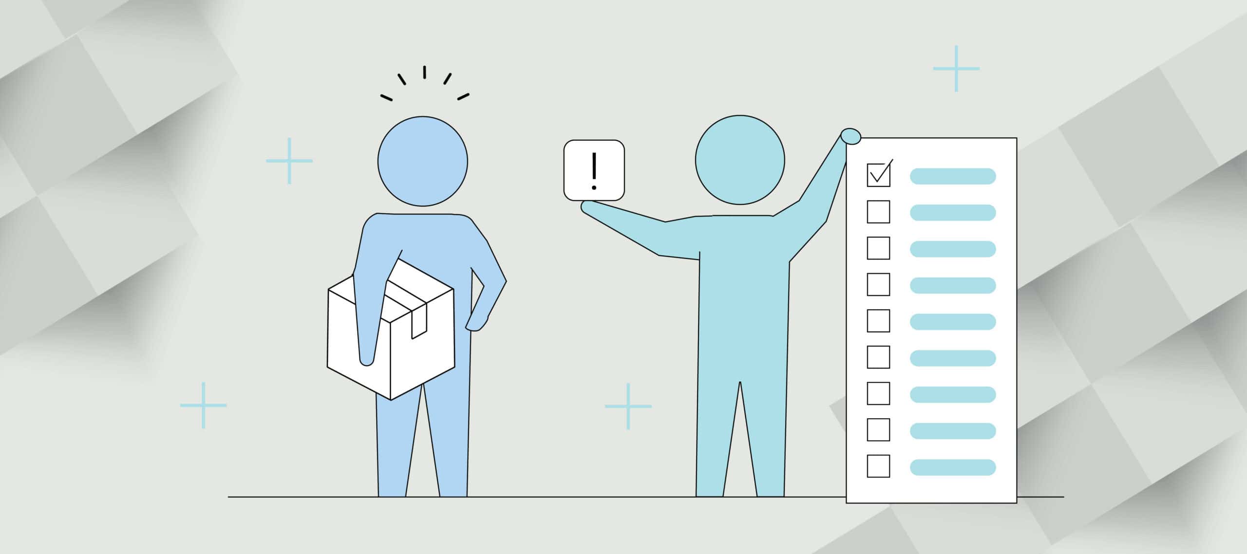 graphic depicting sales and product team stress