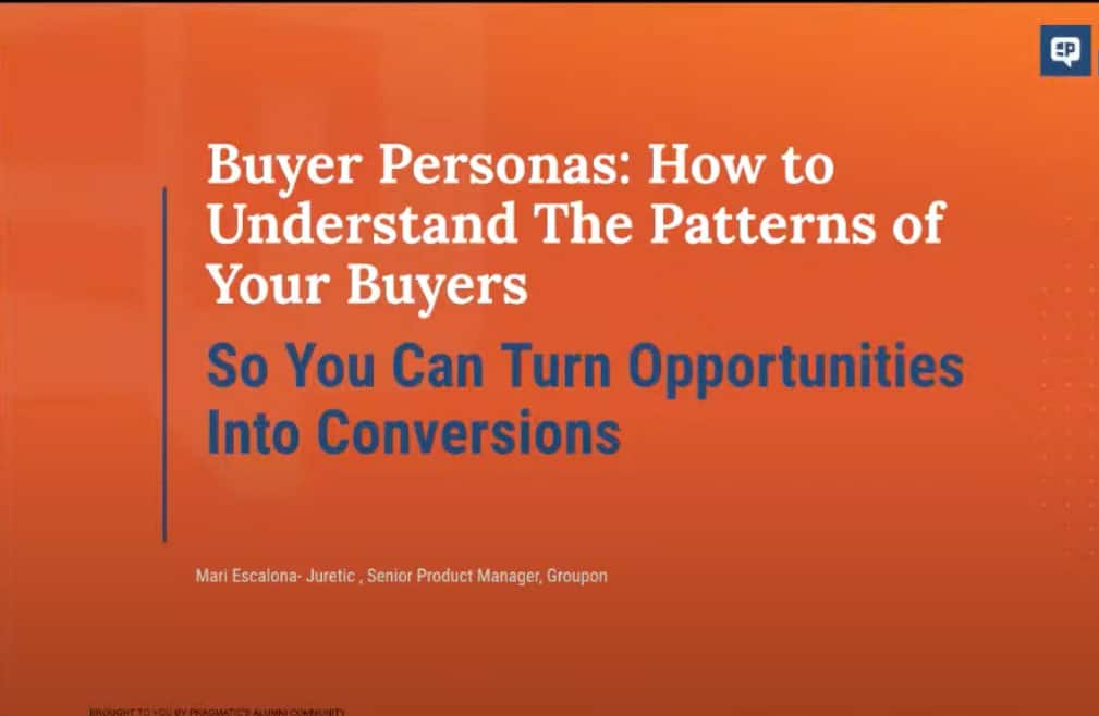 Buyer Personas Webinar thumbnail