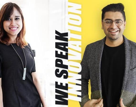 Harsh Wardhan and Prapti Jha of We Speak Innovation