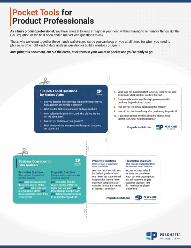 Pocket Tools for Product Professionals Infographic Cover