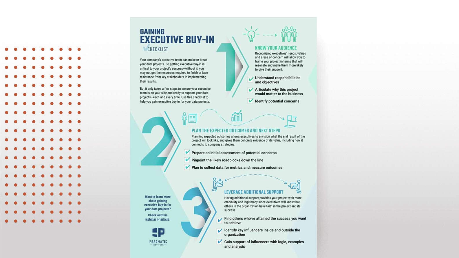 Gaining executive buy-in checklist