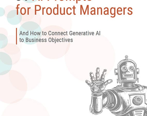64 AI Prompts for Product Managers ebook cover