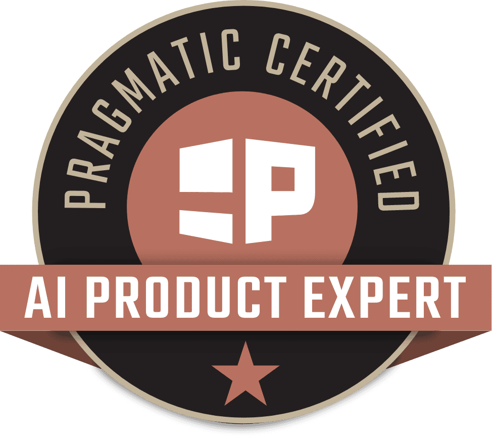 Pragmatic Institute AI Product Expert Certification Badge