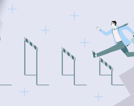 graphic illustrating four hurdles to product launch success