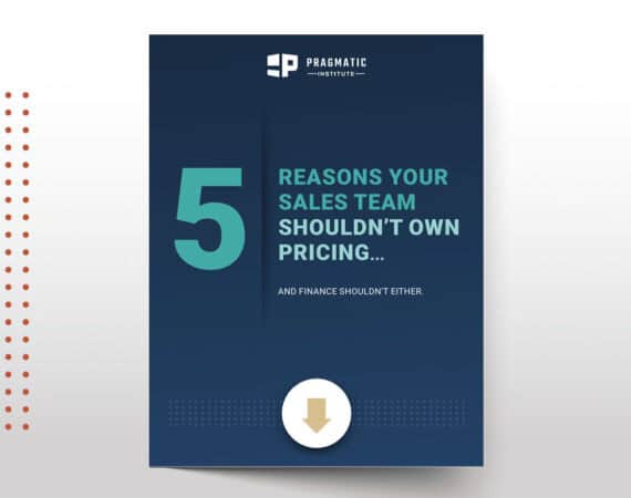 Infographic cover: 5 reasons sales team shouldn't own pricing