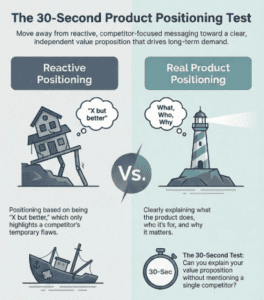 30 Second Product positioning test for product managers and product marketers