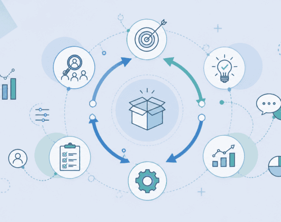 graphic depicting product lifecycle management