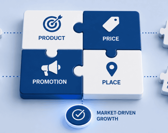 The market driven four Ps for product marketing