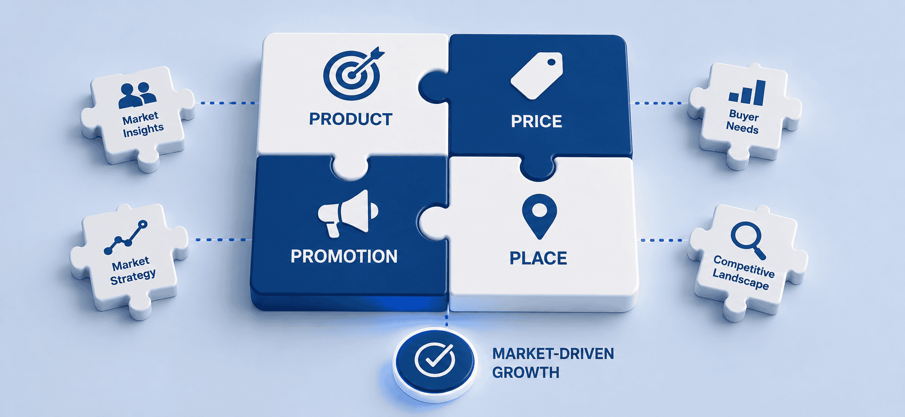 The market driven four Ps for product marketing