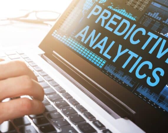 predictive analytics on laptop