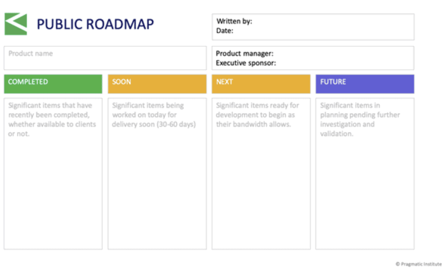 public roadmap