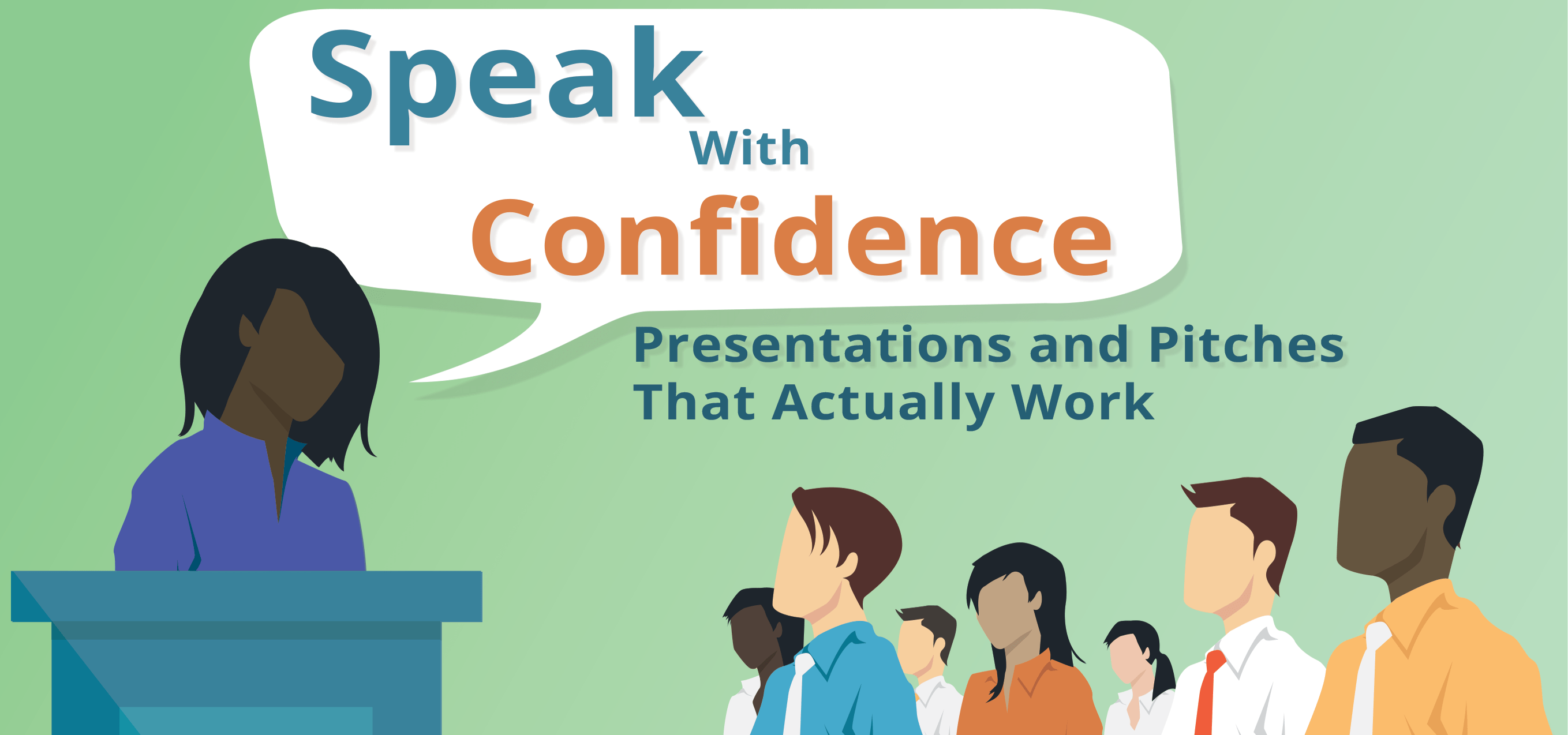 how to give presentation with confidence in english