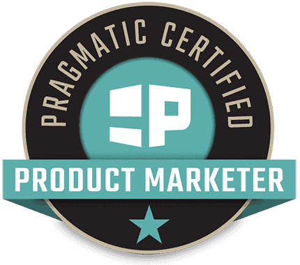 Pragmatic Institute Product Marketing Certification Badge